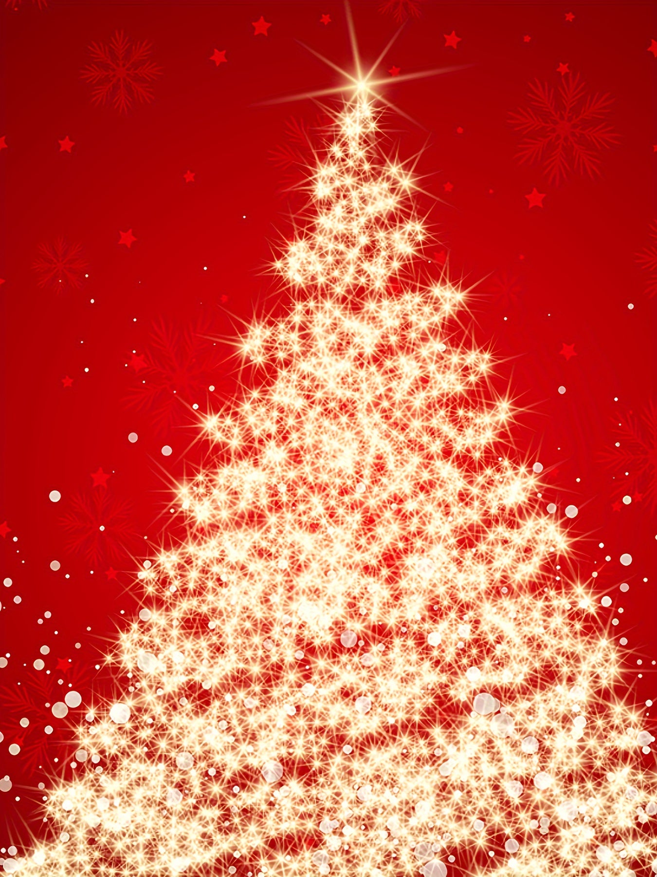 Girls Golden Christmas Tree Long Sleeve Dress 3D Print Spring Fall Christmas