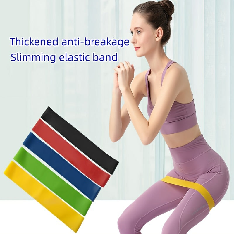 TPE Yoga Elastic Resistance Band for Home Workouts