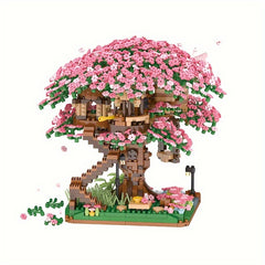 LITT LION Cherry Bonsai Tree Building Set - 2008pcs