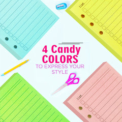 A6 Refill Paper Lined 4 180 Sheets 360 Pages