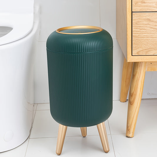 9.5L Odor-proof Trash Bin with Lid, Minimalist Design