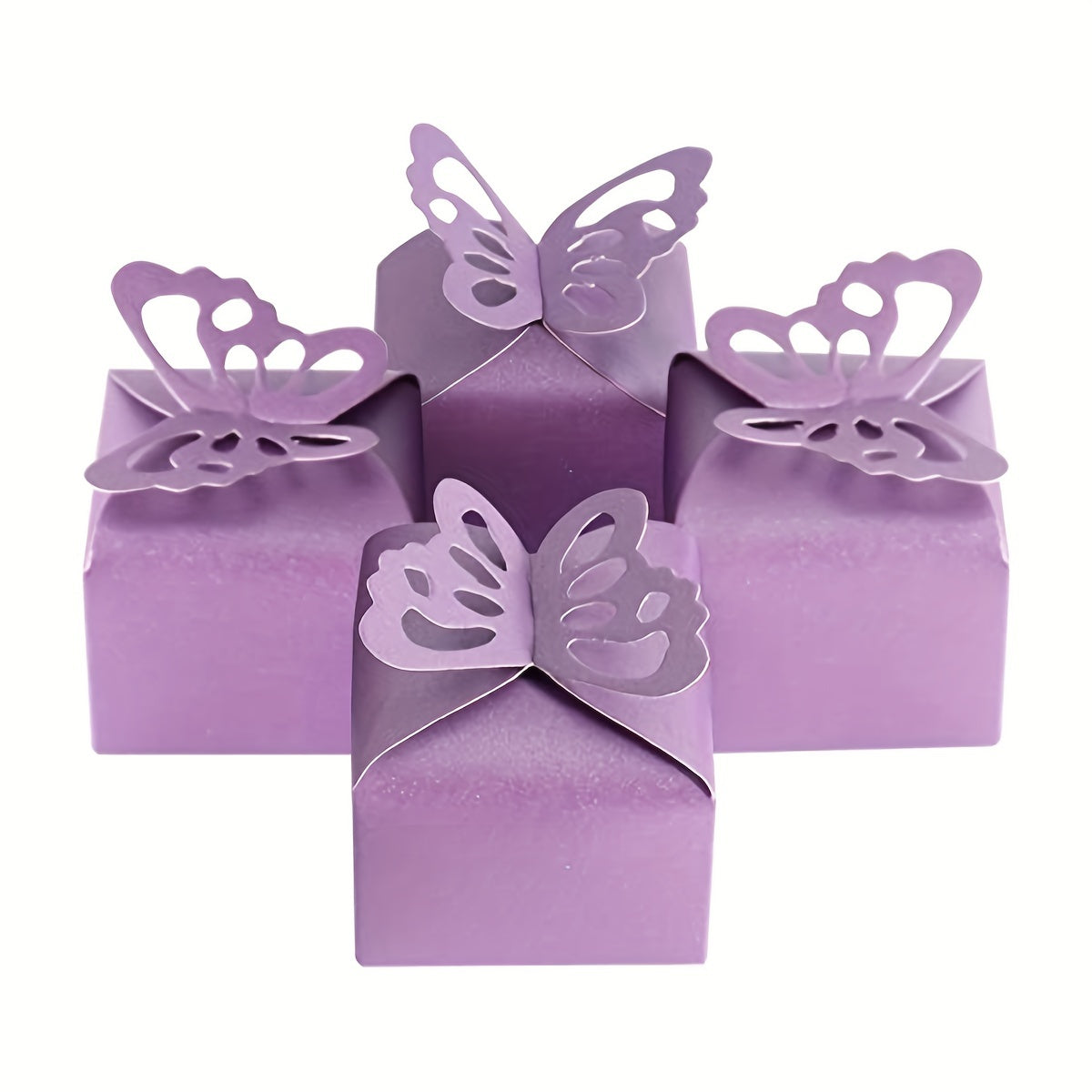 10pcs Hollow Butterfly Candy Box Party Wedding Birthday Decoration Box