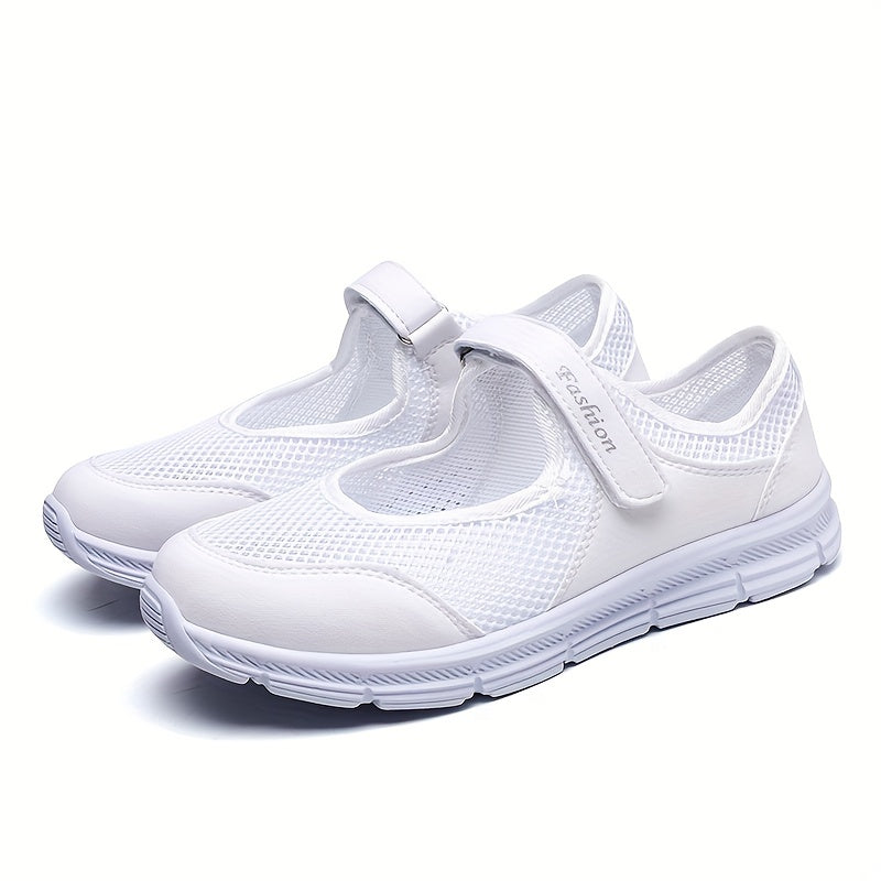 Women's Mesh Flat Sandals Breathable Non Slip Walking Shoes