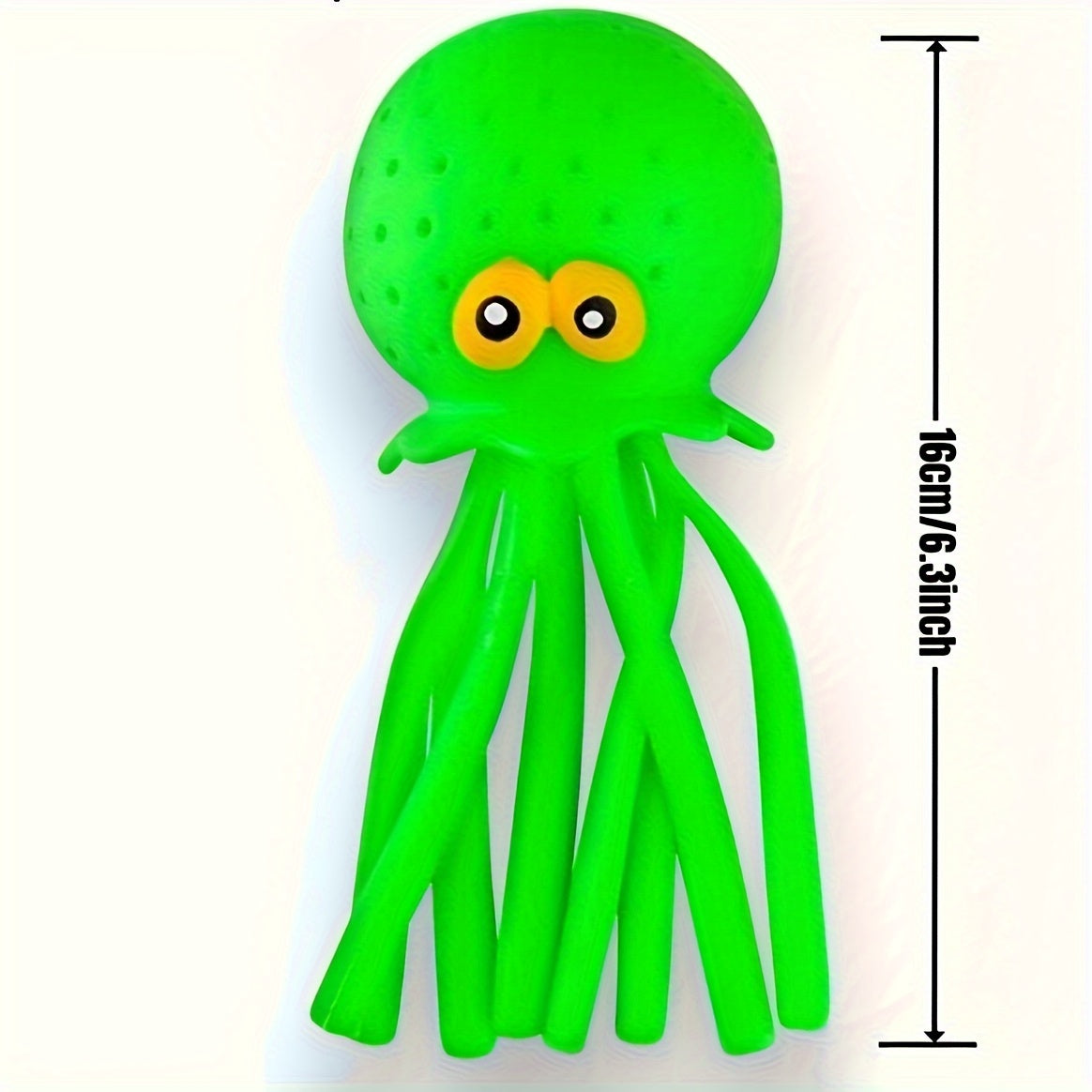 Funny Octopus Bath Toy Soft Colorful Spray Decompression Toy for Kids
