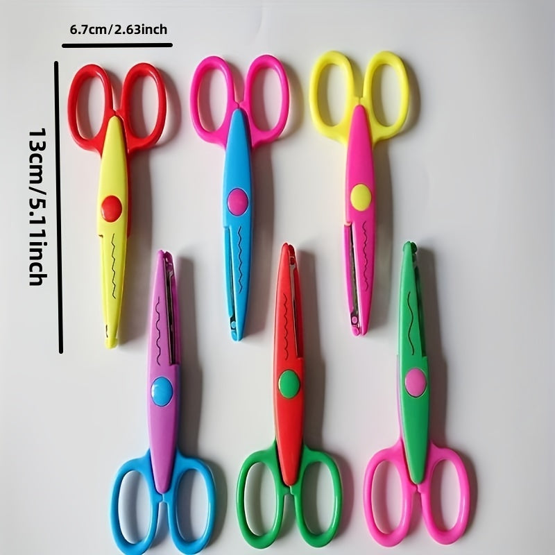 3pcs Creative Craft Scissors Set Patterns Home Crafts Teachers Students