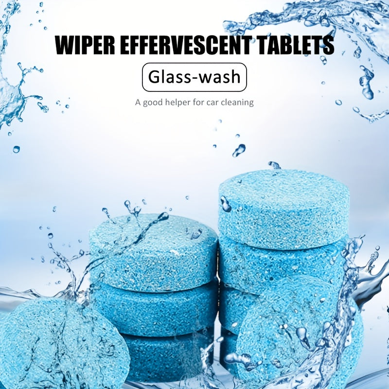 20pcs Effervescent Tablets for Car Windscreen Wiper & Glass Cleaning