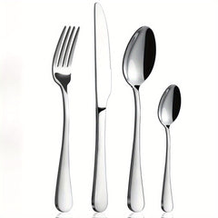16pcs Stainless Steel Cutlery Set for Home and Restaurant