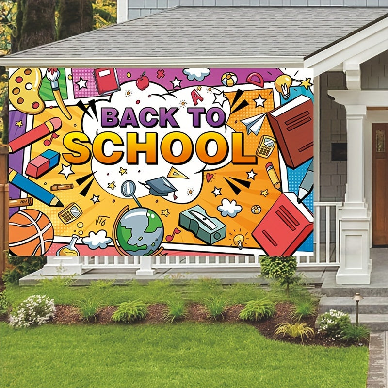 Back To School Banner - Welcome Sign - School Party Decor