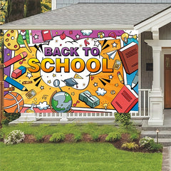 Back To School Banner - Welcome Sign - School Party Decor