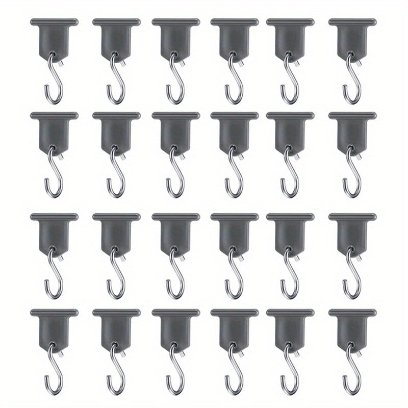 24PCS Rv Awning Hooks For Lights Camping Accessory Hangers Set