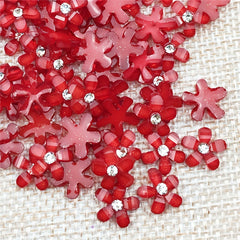 20pcs Resin Flower Phone Case Nail Art Ornament Accessories