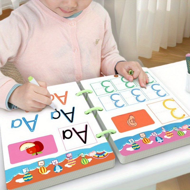 Cartoon Themed 32-Page Pen Control Training Kit for Kids