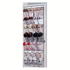 24 Pockets Over The Door Hanging Shoe Organizer 56 01cm X 22 0cm