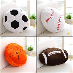 Soccer Throw Pillow Soft Stuffed Sports Ball