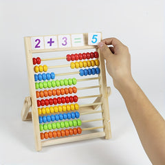Wooden Bead Abacus for Kids Math Teaching Tool
