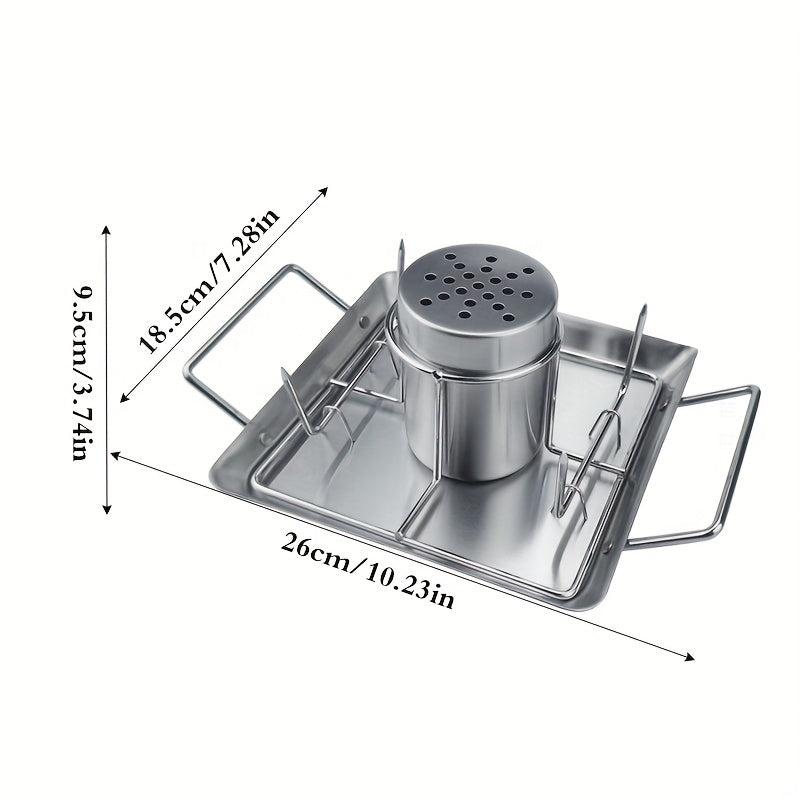 Stainless Steel Grill Chicken Rack BBQ Outdoor Cooking