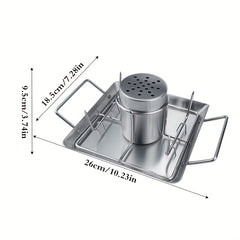 Stainless Steel Grill Chicken Rack BBQ Outdoor Cooking