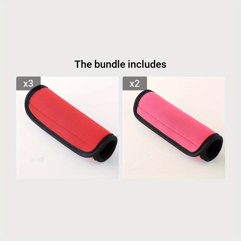 Comfort Soft Handle Covers for Suitcase Bright Luggage Handle Wraps