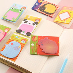 20-Piece Cartoon Sticky Notes for Students, High-Appearance, Tearable & Sticky