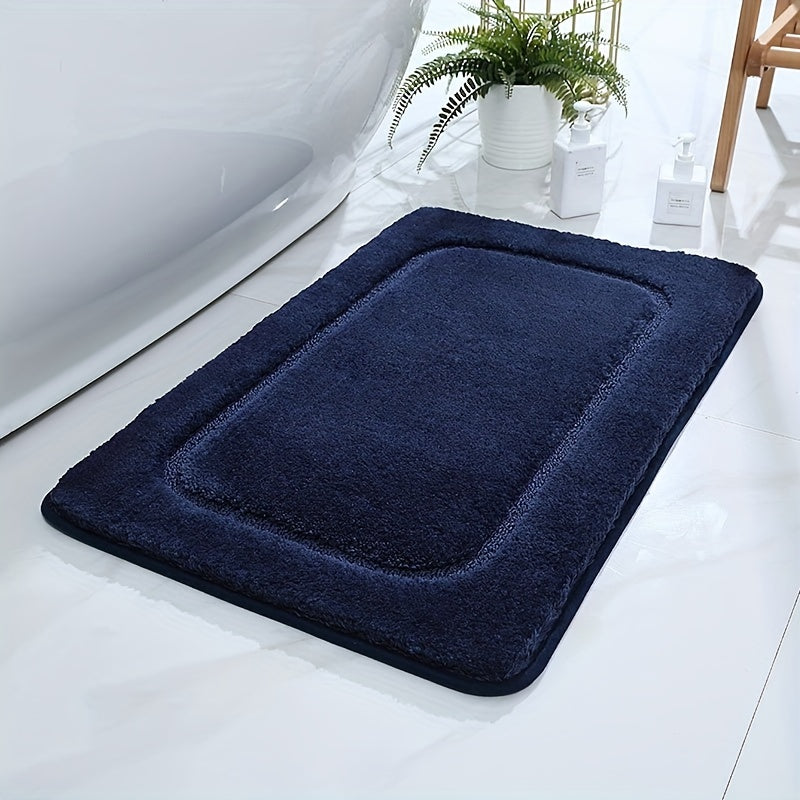 Soft Anti-slip Bath Rug Absorbent Bath Mat Machine Washable