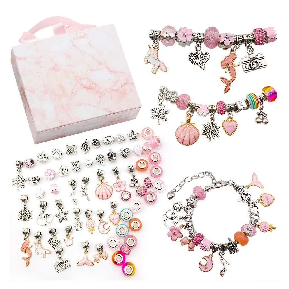 Charm Bracelet Making Kit Jewelry Making Supplies Beads Set