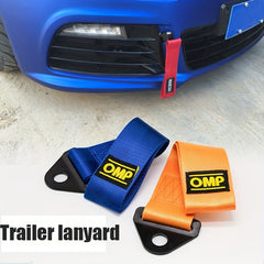 11 02in Towing Rope High Strength Nylon Trailer Tow Ropes Racing Car