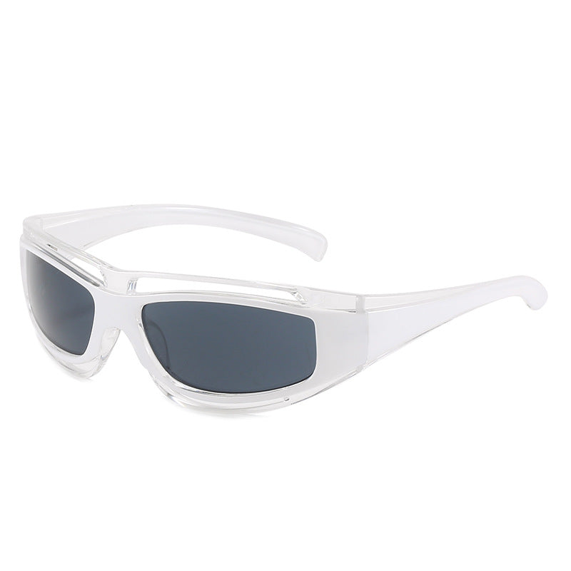 Wrap Around Sport Sunglasses Boho Y2K Clout Goggles For Women Men Sun Glasses