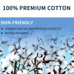 Cotton Rounds Pad for Sensitive Skin Makeup Remover