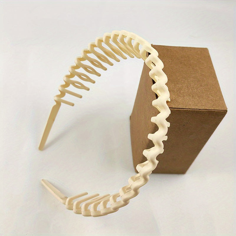 Non Slip Toothed Headband for Face Wash