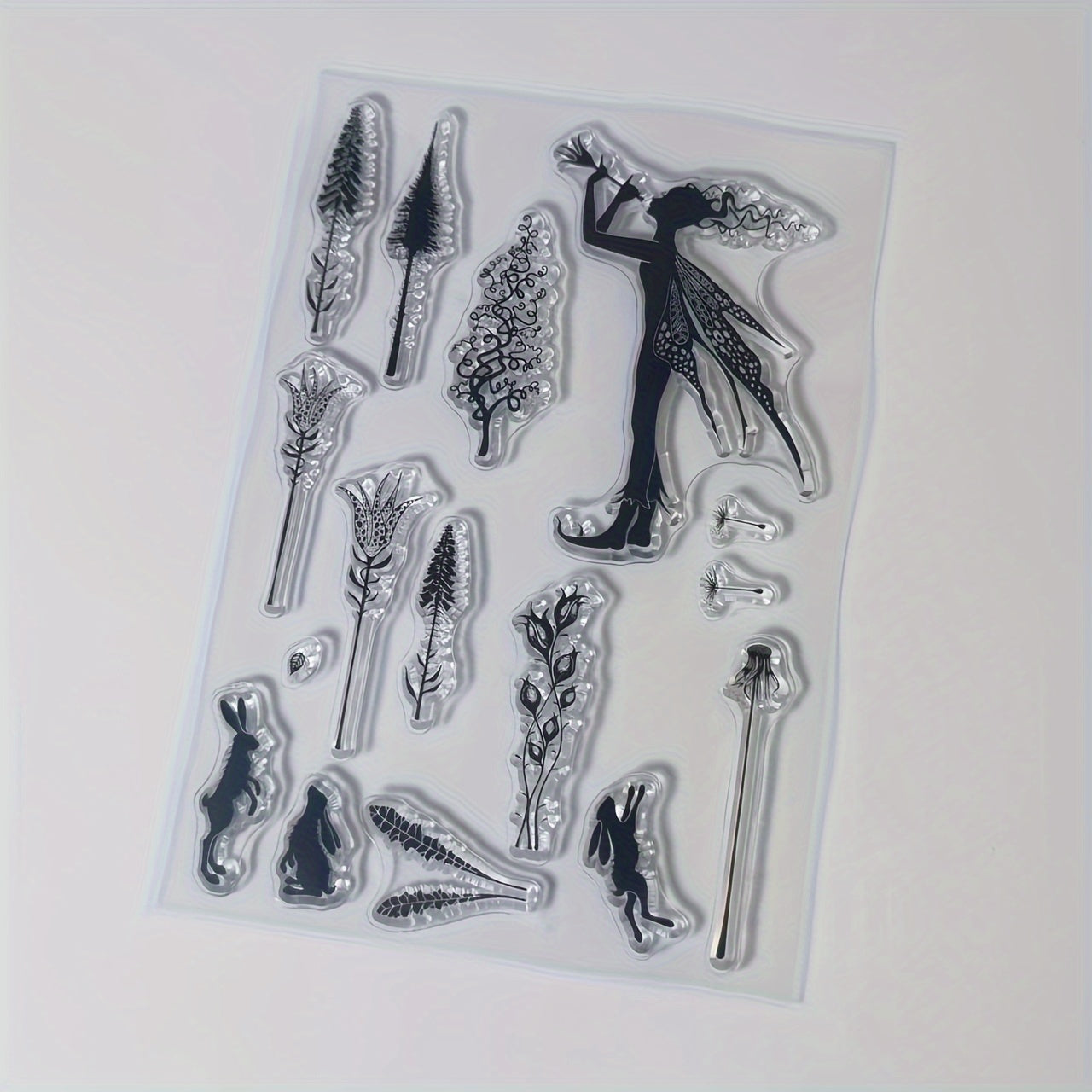 Fairy Plant Animal Stamp for DIY Scrapbook Journal