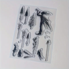Fairy Plant Animal Stamp for DIY Scrapbook Journal