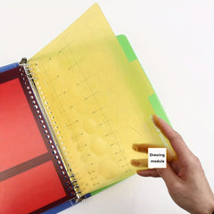 B5 Loose leaf Spiral Notebook with Divider Bag Labels