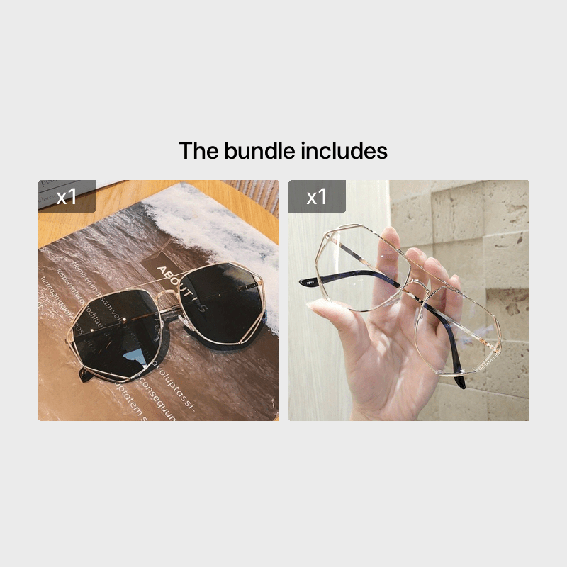 Metal Hollow Retro Sunglasses for Men
