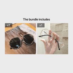 Metal Hollow Retro Sunglasses for Men