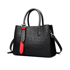 Leather Commuting Bag Crossbody Briefcase Women's Shoulder Bag