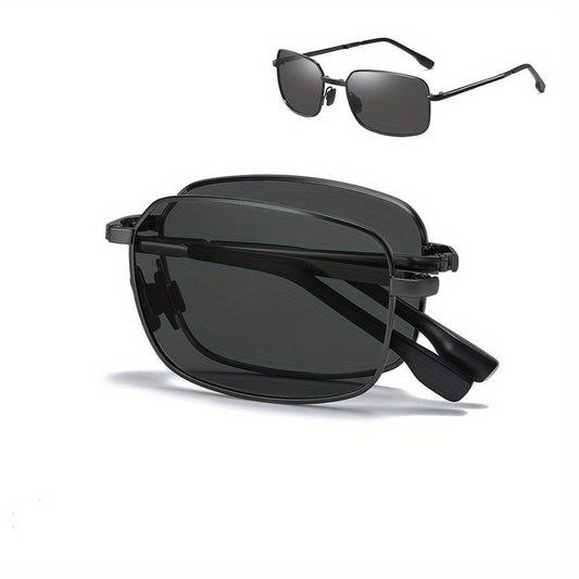 Men's Polarized Square Sunglasses for Holiday Party