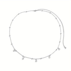 Crystal Pendant Tassel Waist Chain Elegant Belly Chain Women Decorative Accessor