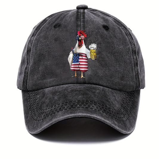 Independence Baseball Hat Sun Protection Hat Unisex Adjustable Size