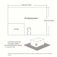 6pcs Christmas Wrapping Paper Birthday Party Holiday Wrapping P
