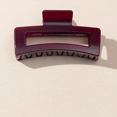 Wine Red Hair Claw Clips Strong Hold Hair Jaw Clip