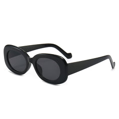 Small Oval Vintage Sunglasses 90's Style Round Sun Glasses