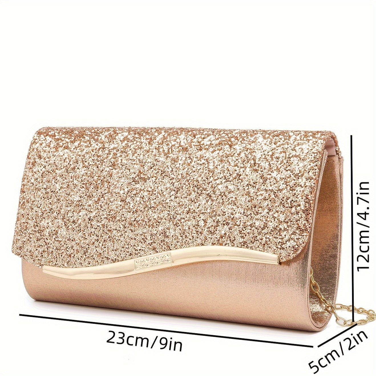 Crystal Clutch Bag Evening Purse with Sparkling Embellishments