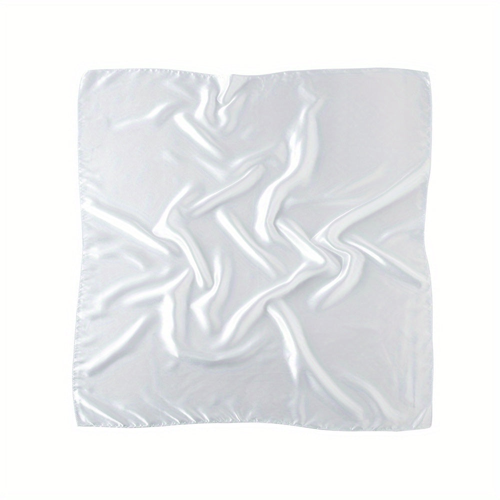 Satin Square Scarf Classic Casual Shawl Women Head Wrap Bandana