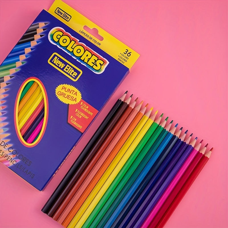 Coloured Pencils Set 12-48 Colours Drawing Colouring