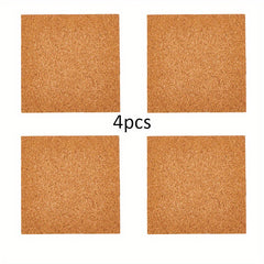 10pcs Square Self Adhesive Cork Coasters DIY Craft Office Supplies