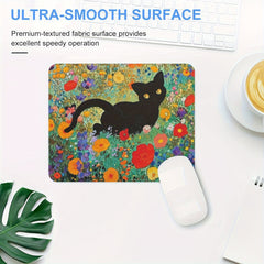 Tabby Cat Mouse Pad Square Mouse Pad Wireless Mouse Office Computer Mouse Pad
