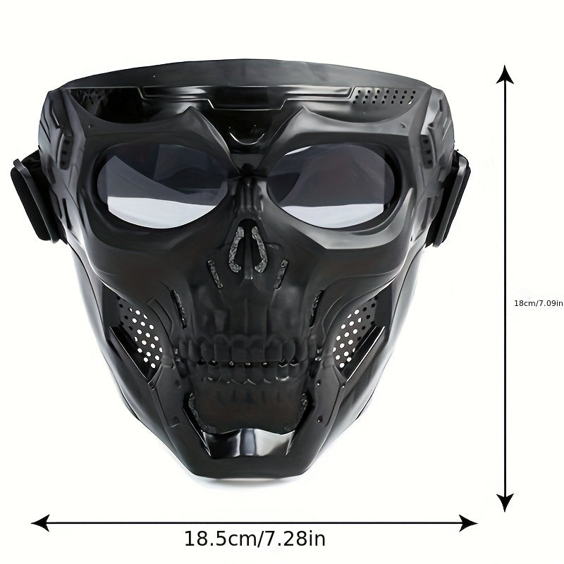 Skull Style Helmet Mask Off Road Motorcycle Goggles