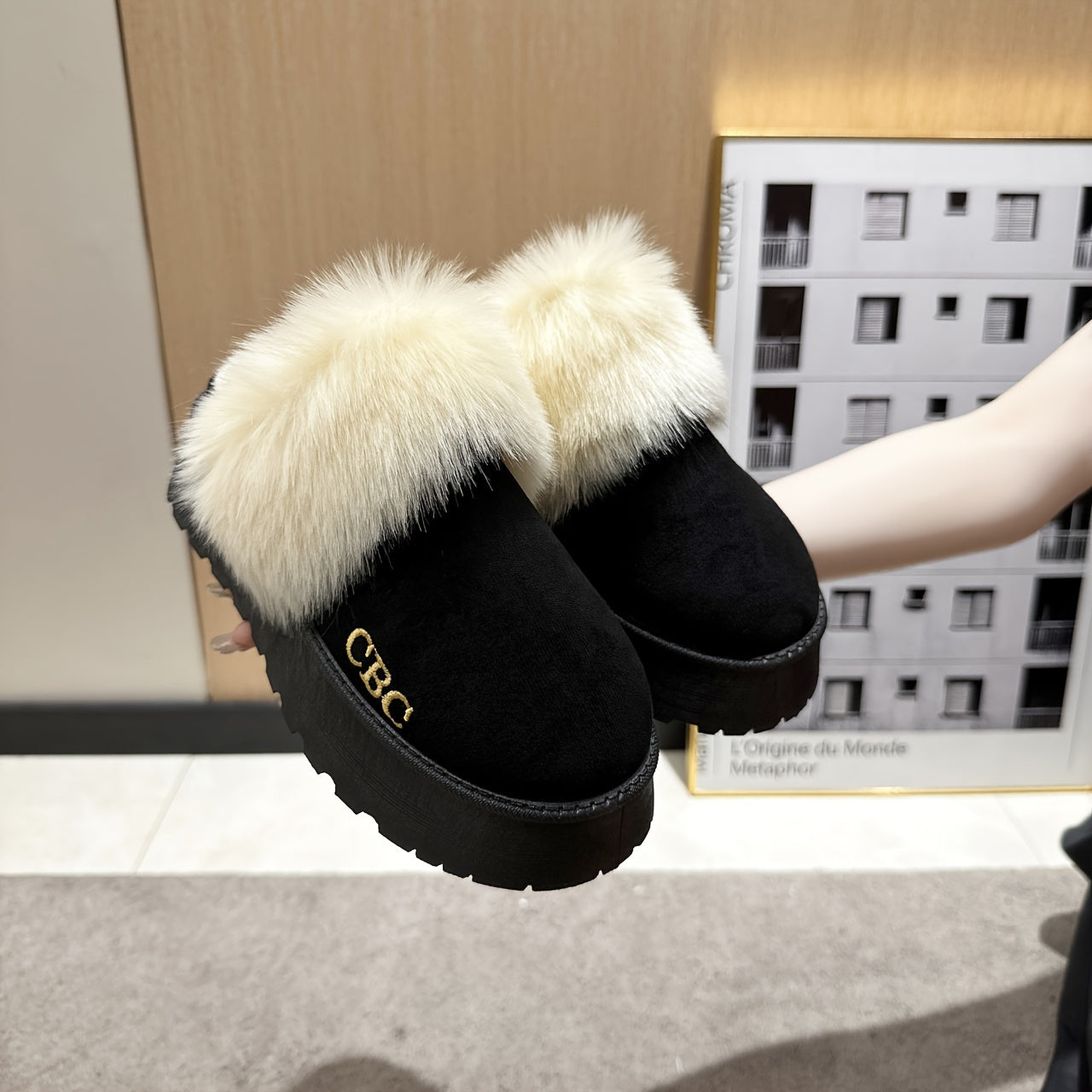 Women's Plush Lined Snow Boots for Fall & Winter