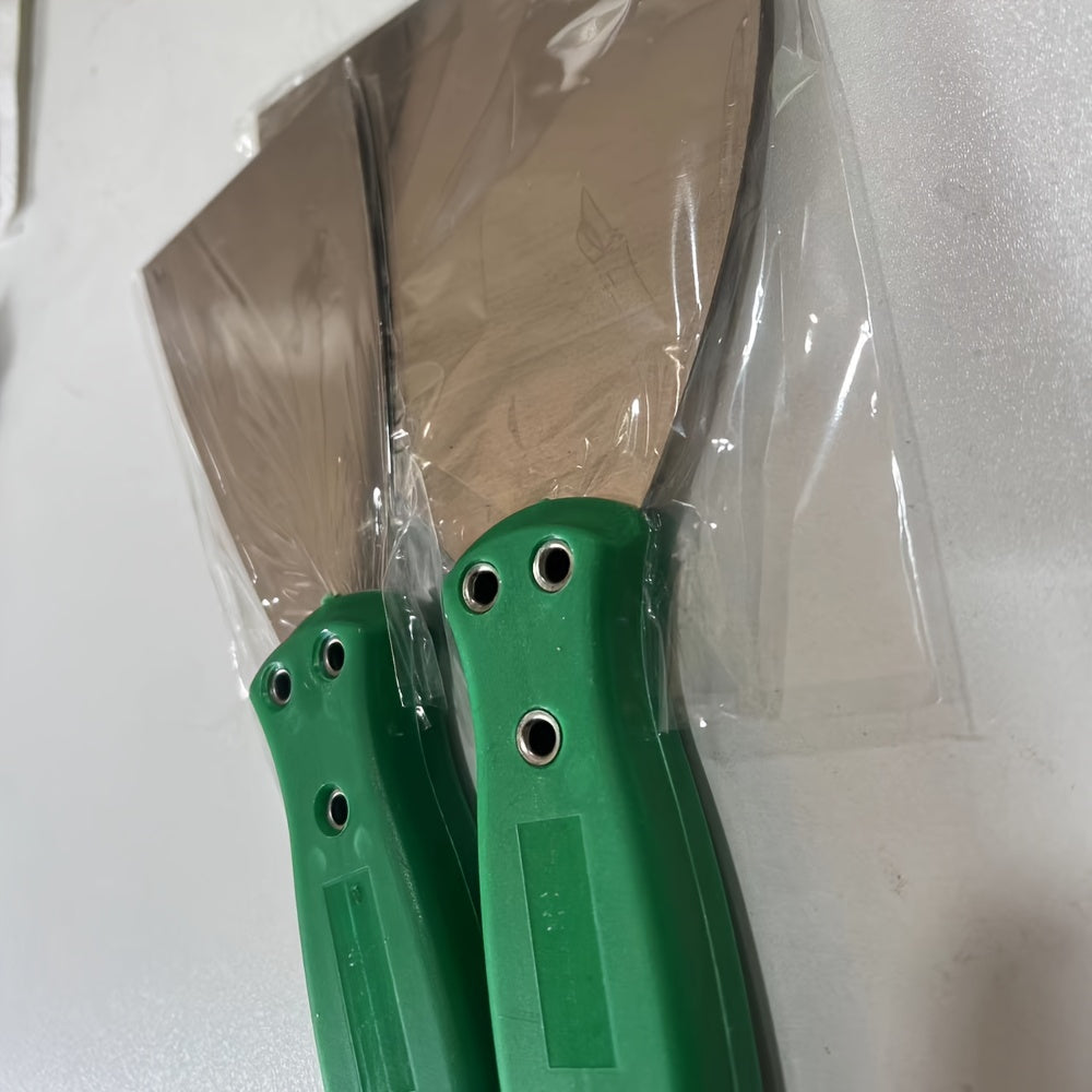 4pcs Putty Set Stainless Steel Green Paint Tool