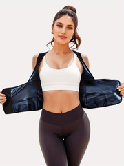 Racer Back Shaper Tops Waist Trainer Workout Fitness Tank Top